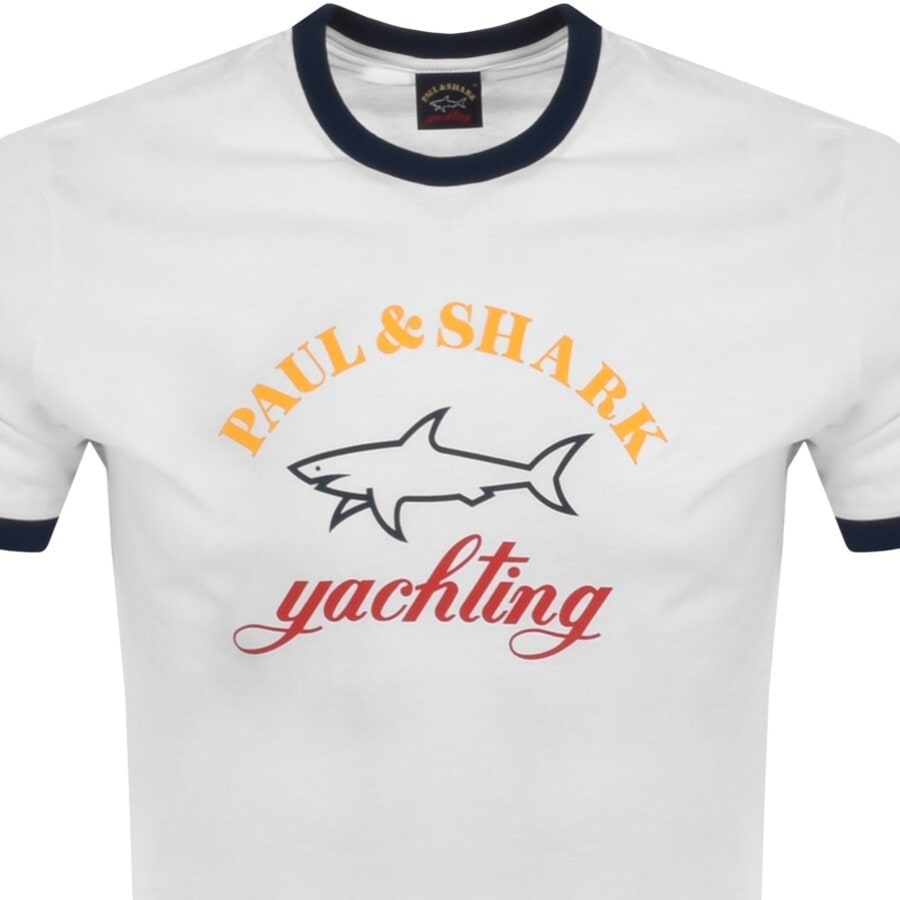 人気ブランドランキング Logo Shark And Paul T United Menswear Mainline | White Shirt トップス